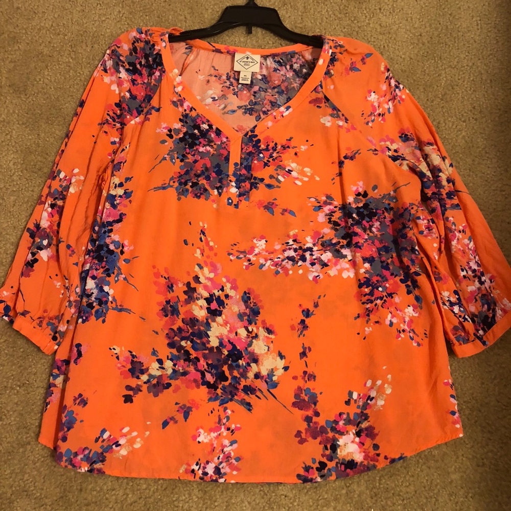 3/4 sleeve blouse